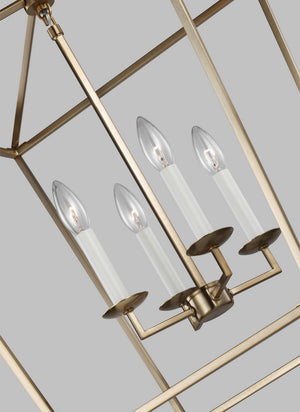Visual Comfort Studio - 5392604-848 - Four Light Lantern - Dianna - Satin Brass