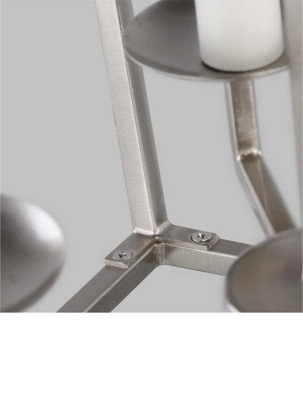 Visual Comfort Studio - 5392604-962 - Four Light Lantern - Dianna - Brushed Nickel