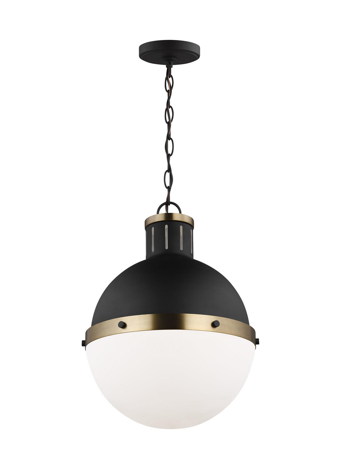 Visual Comfort Studio - 6577101-112 - One Light Pendant - Hanks - Midnight Black