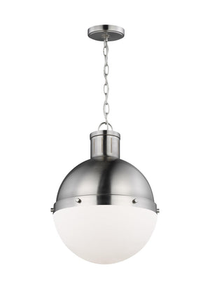 Visual Comfort Studio - 6577101-962 - One Light Pendant - Hanks - Brushed Nickel