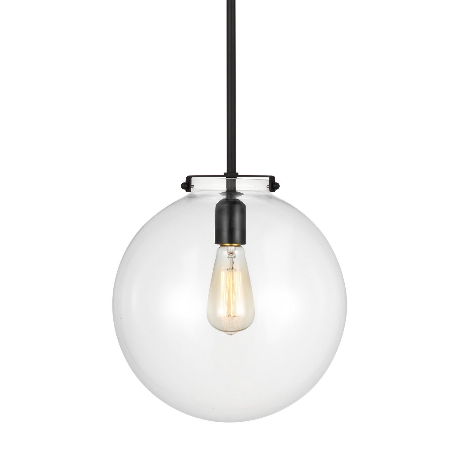 Visual Comfort Studio - 6692101-112 - One Light Pendant - Kate - Midnight Black