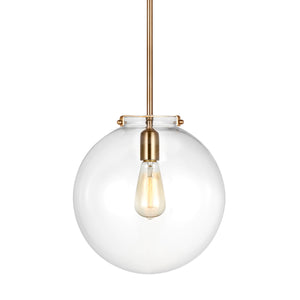 Visual Comfort Studio - 6692101-848 - One Light Pendant - Kate - Satin Brass