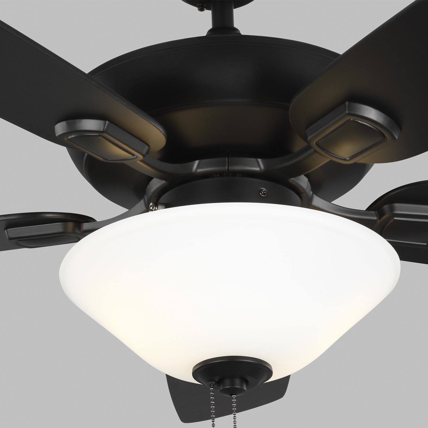 Generation Lighting. - 5COM52MBKD-V1 - 52"Ceiling Fan - Colony - Midnight Black