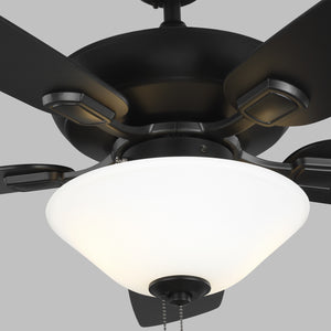 Generation Lighting. - 5COM52MBKD-V1 - 52" Ceiling Fan - Colony - Midnight Black