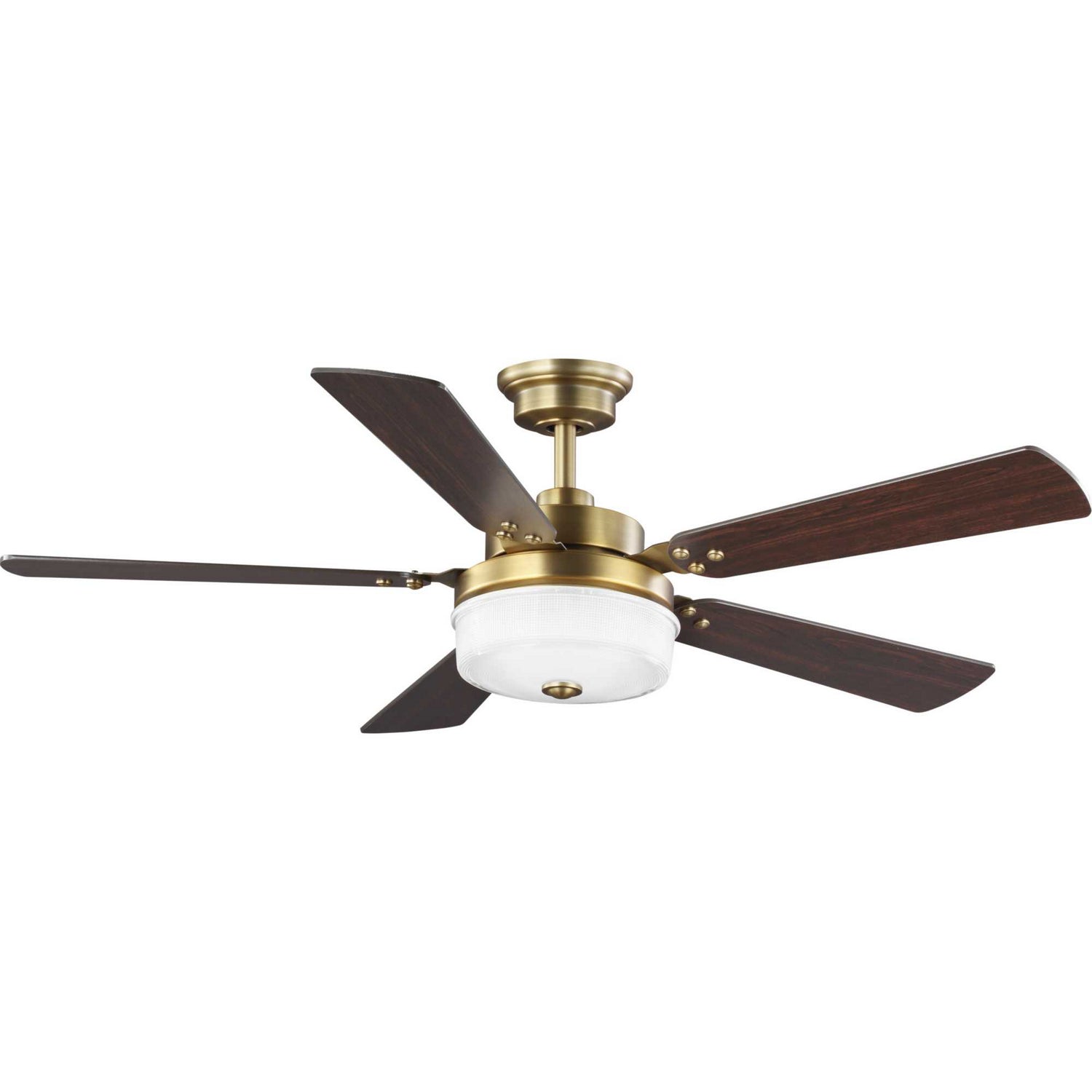 Progress Lighting - P2578-16330K - 52"Ceiling Fan - Tempt - Vintage Brass