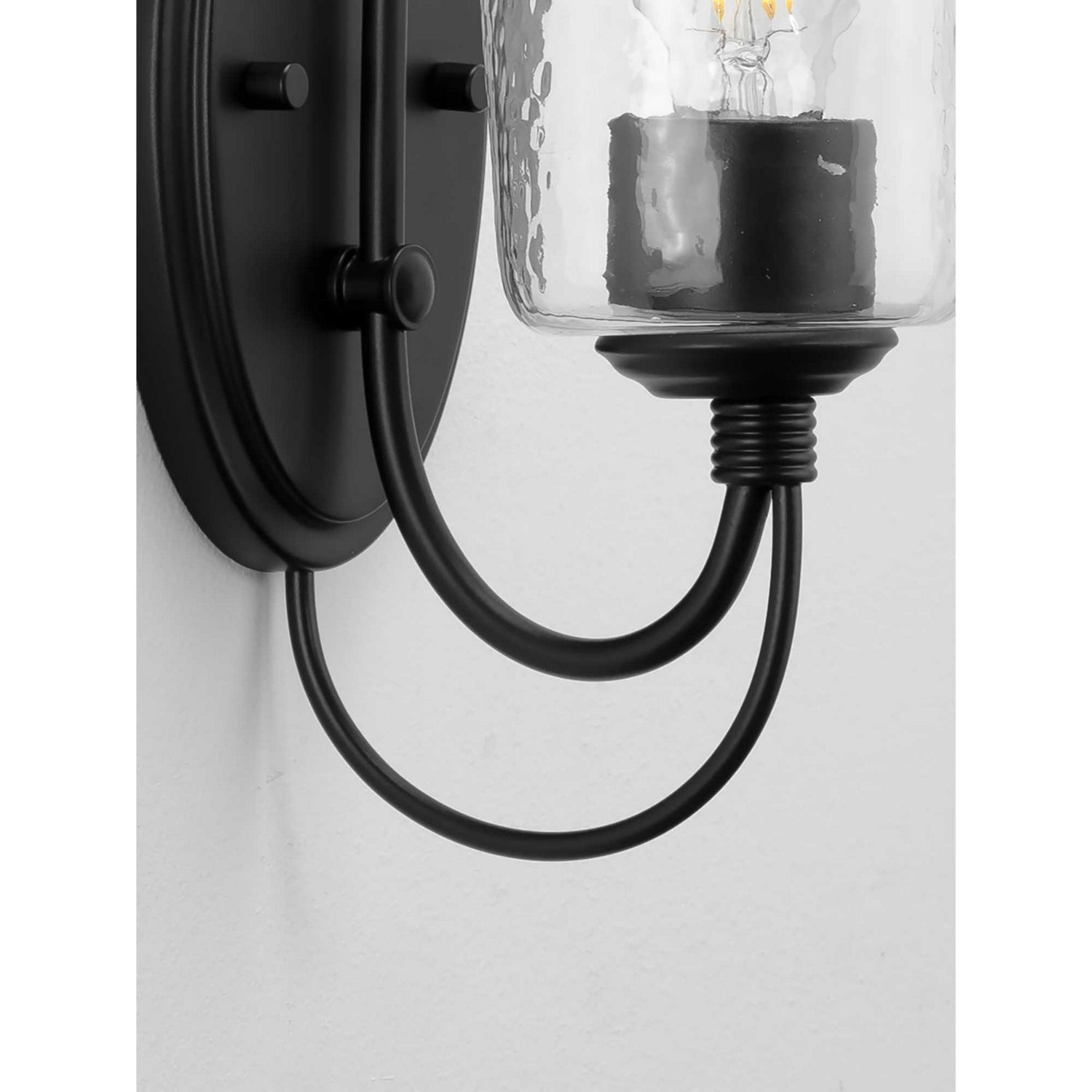 Progress Lighting - P300253-031 - One Light Bath - Bowman - Black