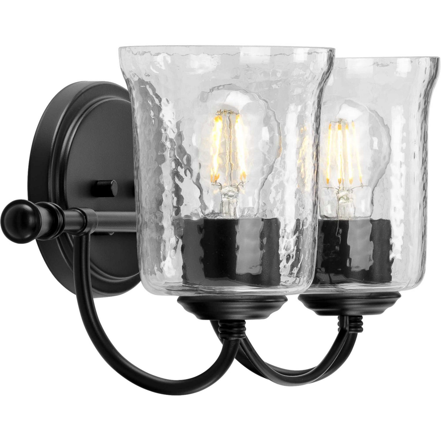 Progress Lighting - P300254-031 - Two Light Bath - Bowman - Black