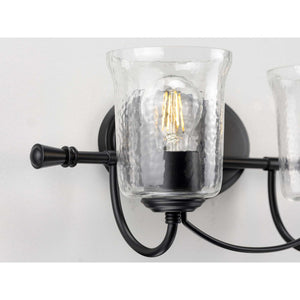 Progress Lighting - P300254-031 - Two Light Bath - Bowman - Black