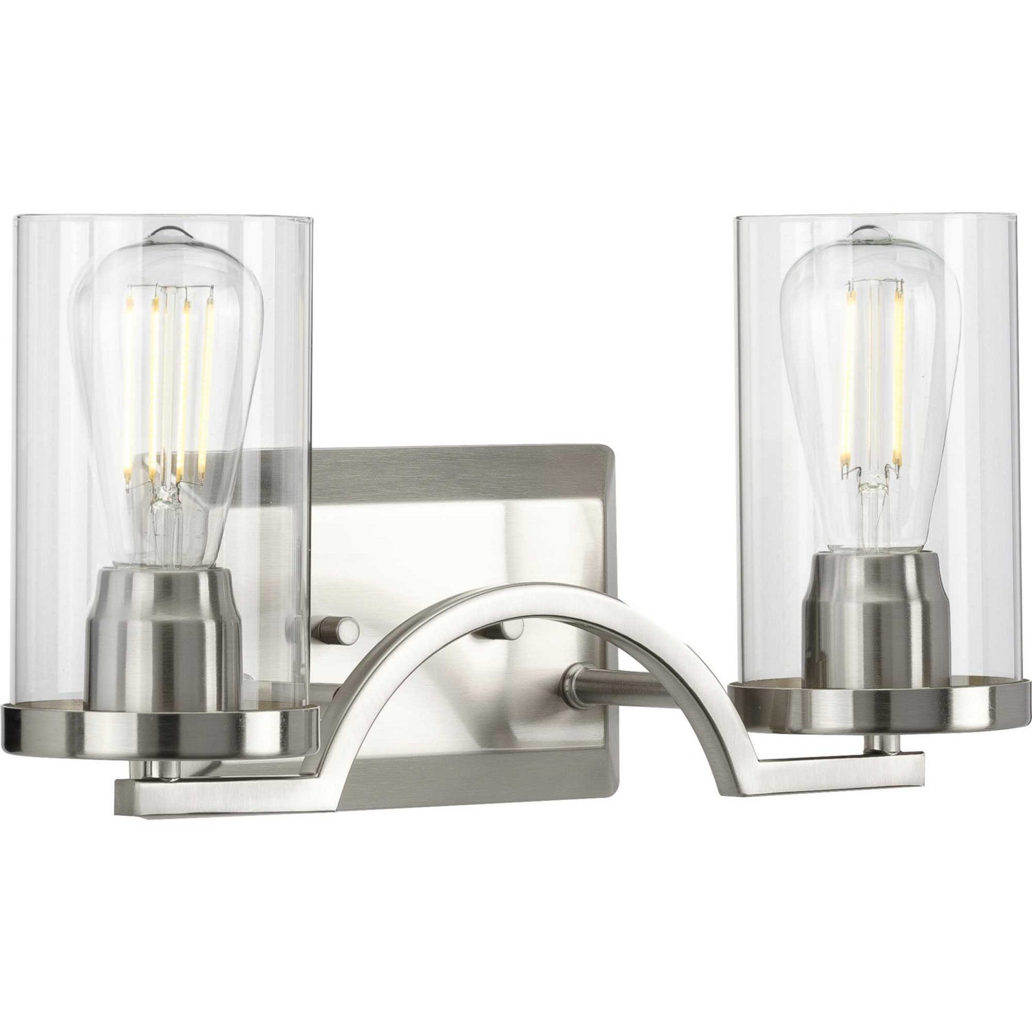 Progress Lighting - P300257-009 - Two Light Bath - Lassiter - Brushed Nickel