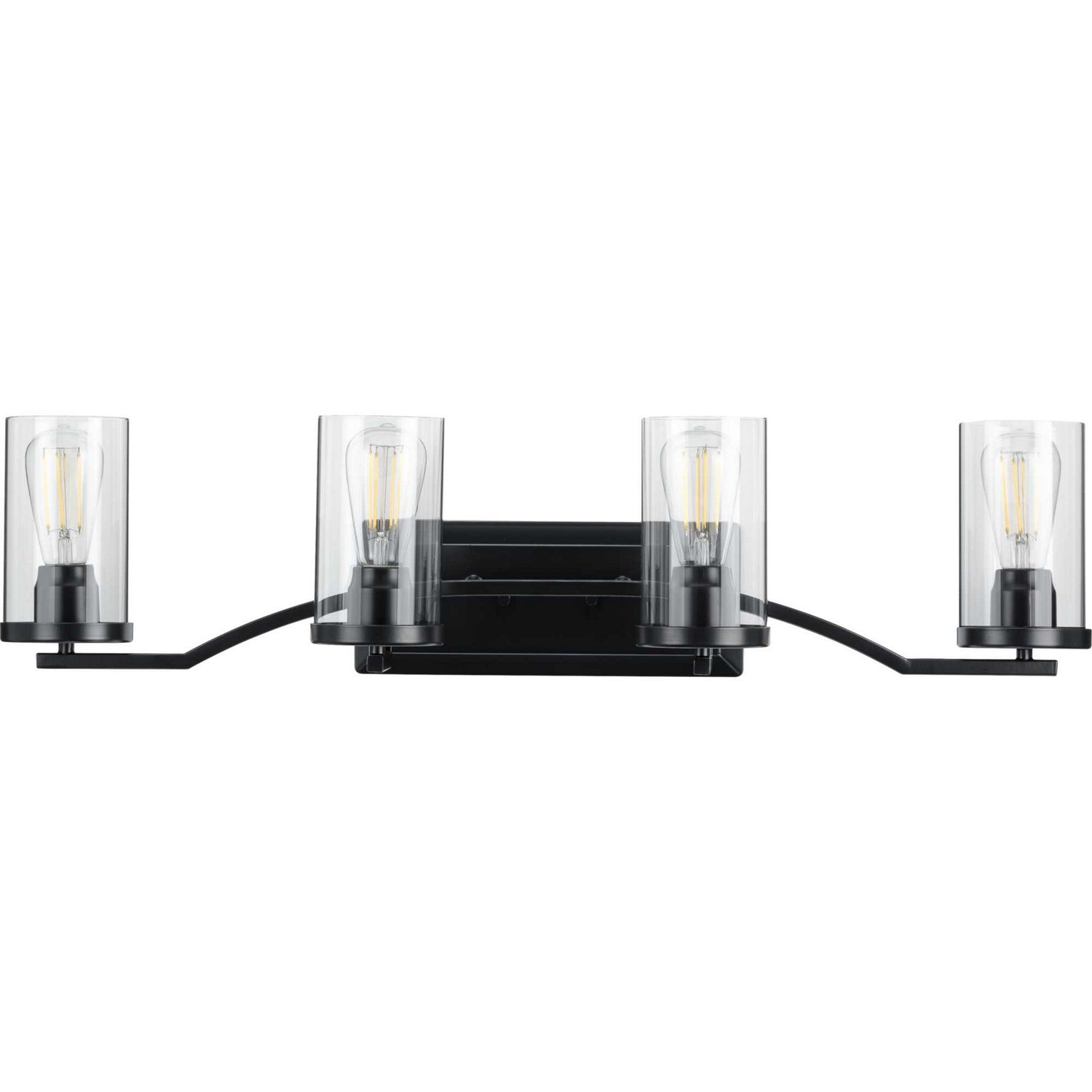 Progress Lighting - P300259-031 - Four Light Bath - Lassiter - Black