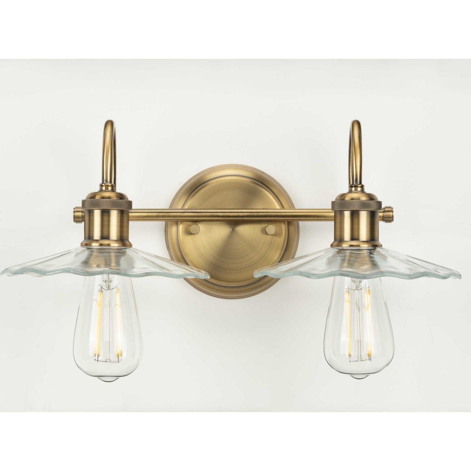 Progress Lighting - P300287-163 - Two Light Bath - Fayette - Vintage Brass