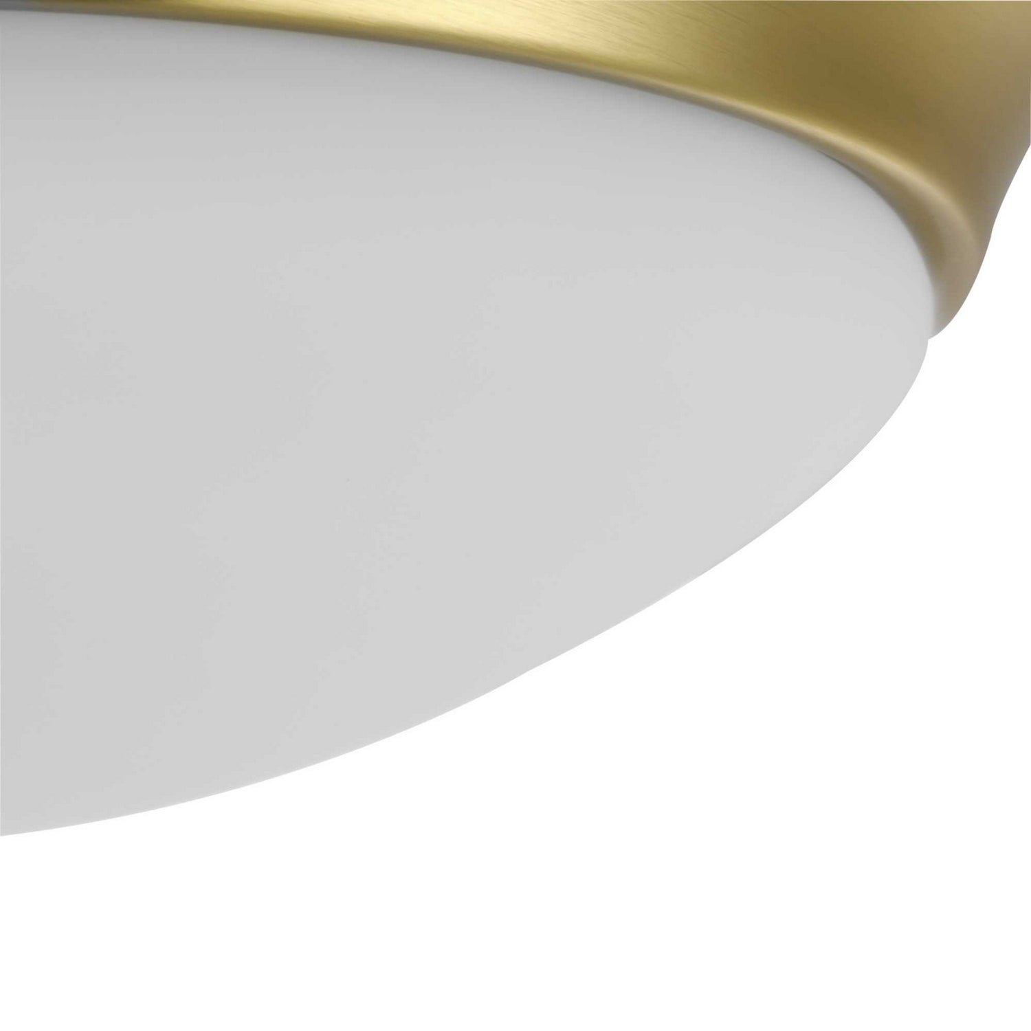 Progress Lighting - P350146-012 - One Light Flush Mount - Etched Opal Dome - Satin Brass