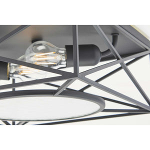 Progress Lighting - P350159-031 - Two Light Flush Mount - Cumberland - Matte Black