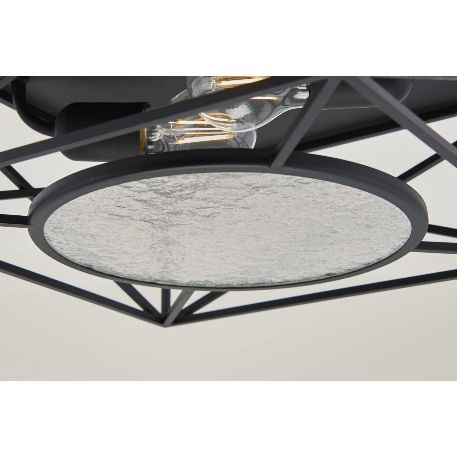 Progress Lighting - P350159-031 - Two Light Flush Mount - Cumberland - Matte Black