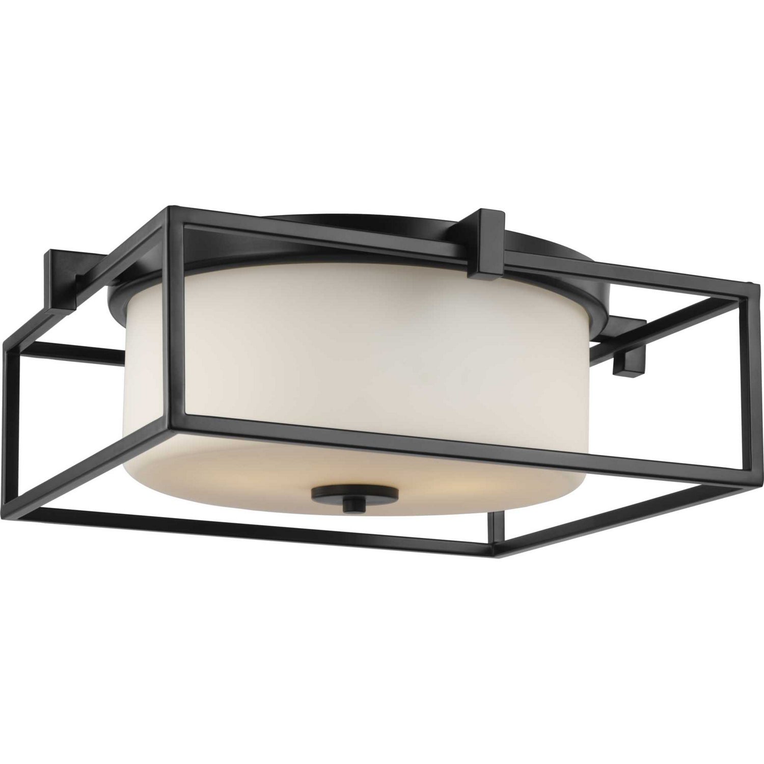 Progress Lighting - P350171-031 - Two Light Flush Mount - Chadwick - Black