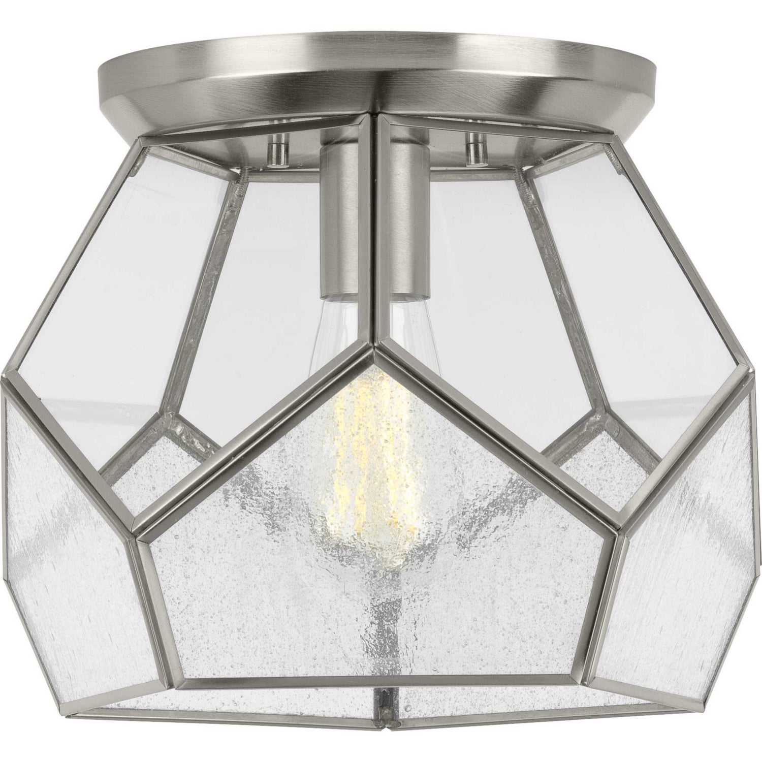 Progress Lighting - P3868-09 - One Light Flush Mount - Cinq - Brushed Nickel