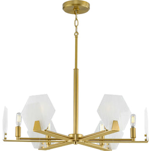 Progress Lighting - P400216-109 - Six Light Chandelier - Rae - Brushed Bronze