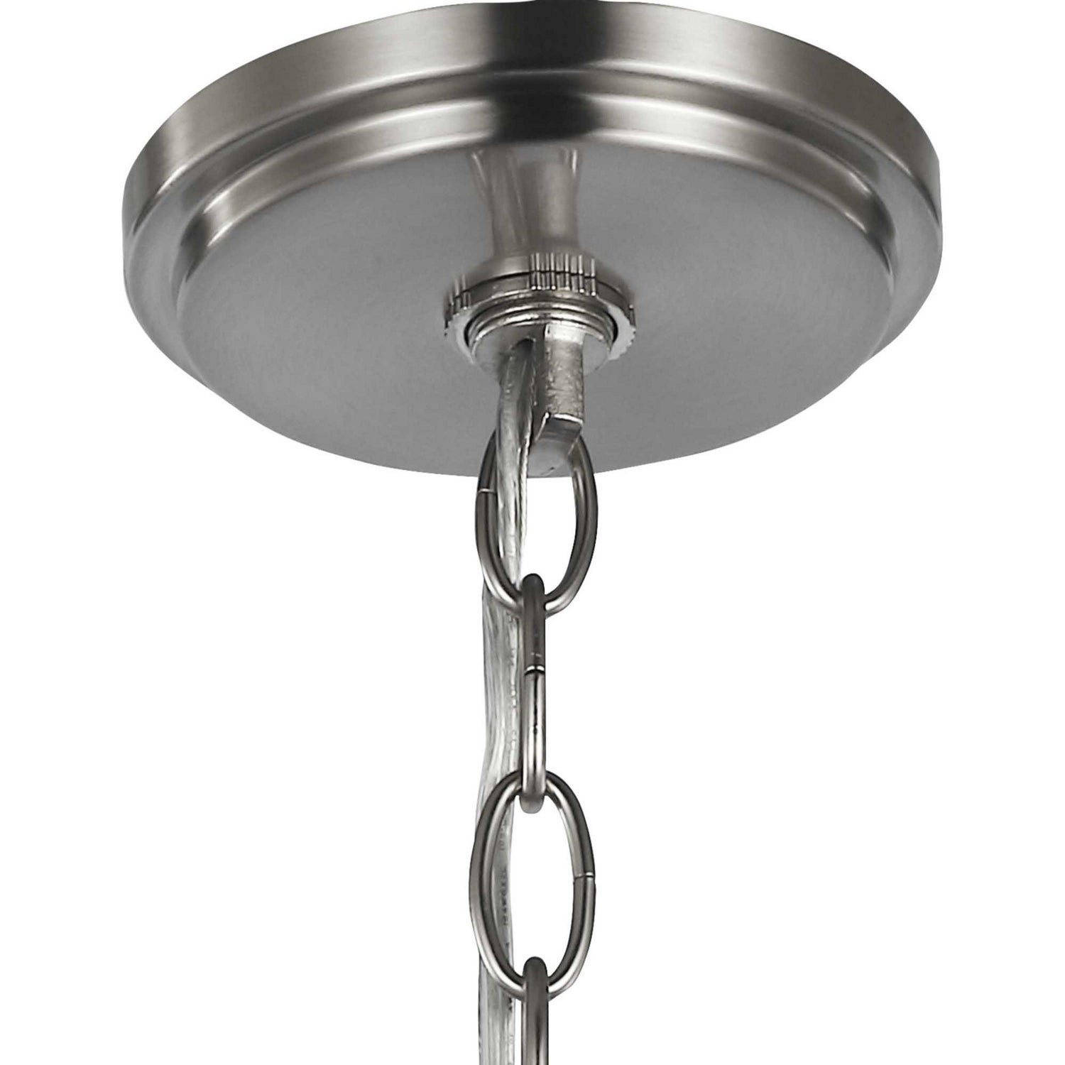 Progress Lighting - P400227-009 - Six Light Foyer Chandelier - Bonita - Brushed Nickel