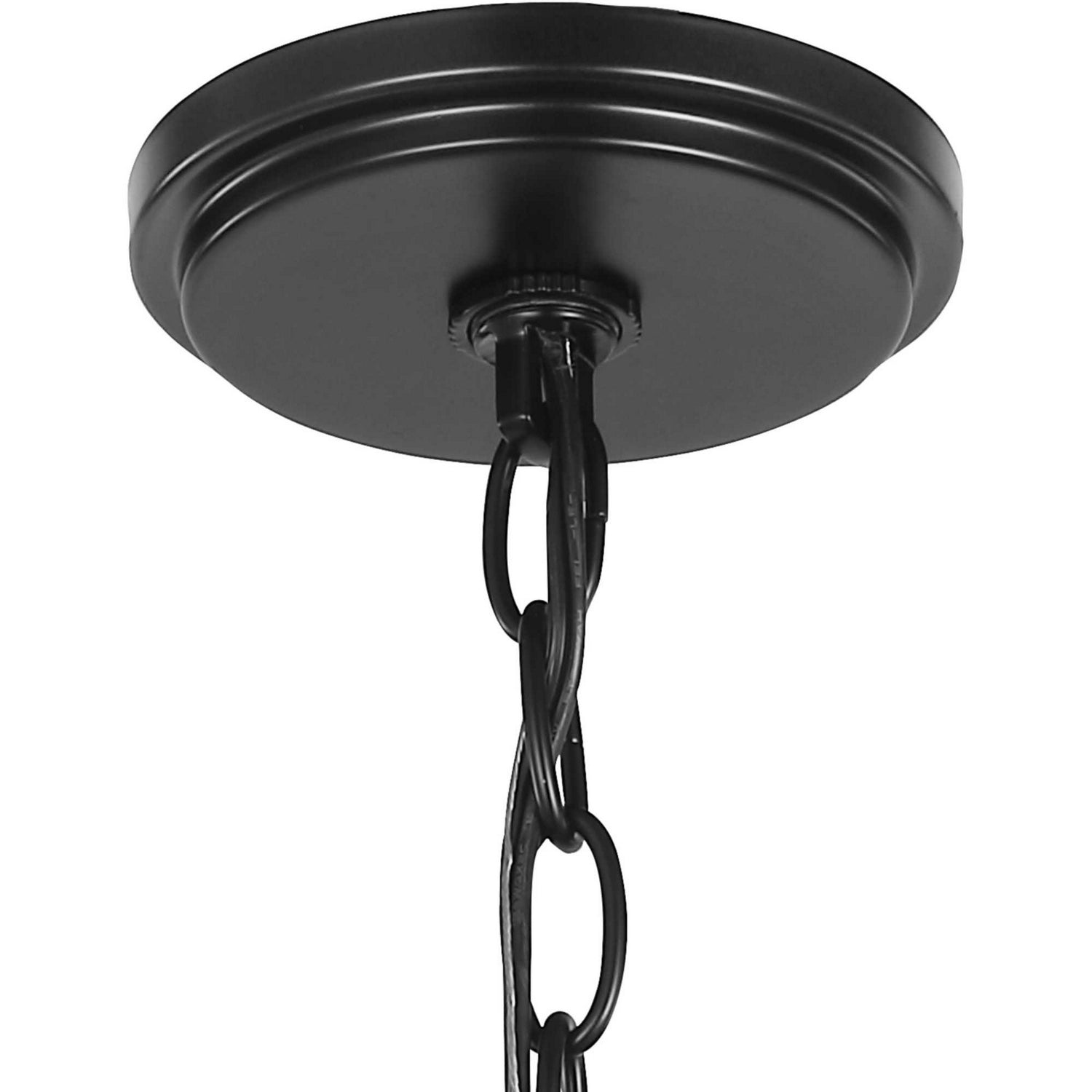 Progress Lighting - P400227-031 - Six Light Foyer Chandelier - Bonita - Black