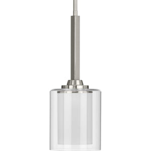 Progress Lighting - P500103-009 - One Light Mini Pendant - Kene - Brushed Nickel