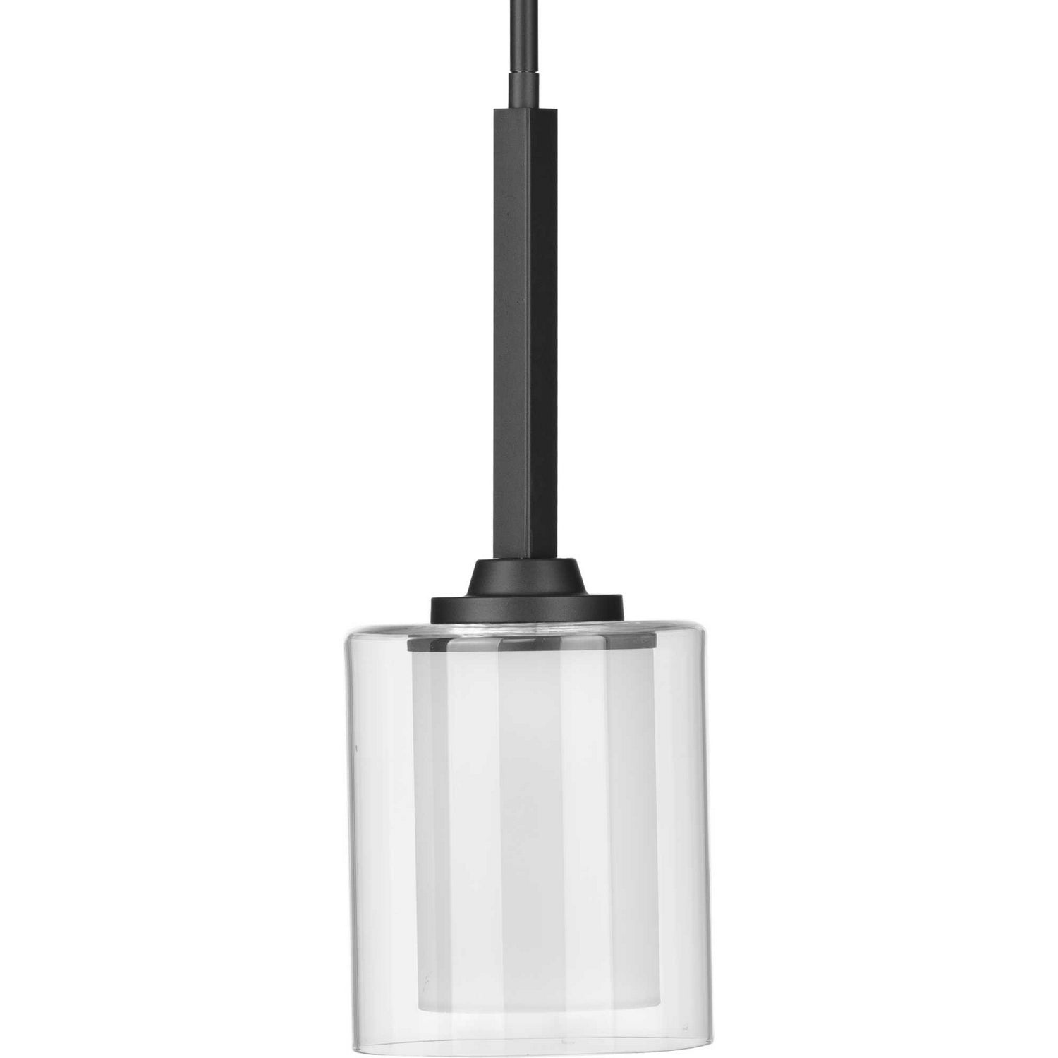 Progress Lighting - P500103-143 - One Light Mini Pendant - Kene - Graphite