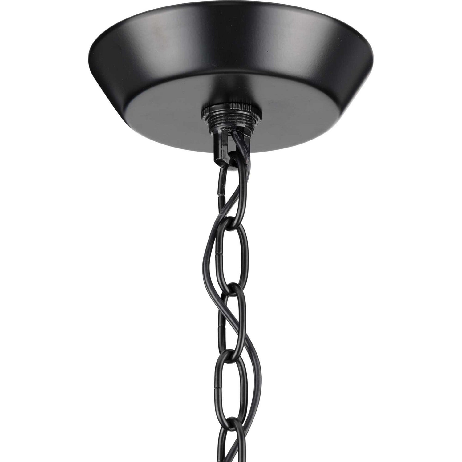 Progress Lighting - P500209-031 - Three Light Foyer Pendant - Lassiter - Black