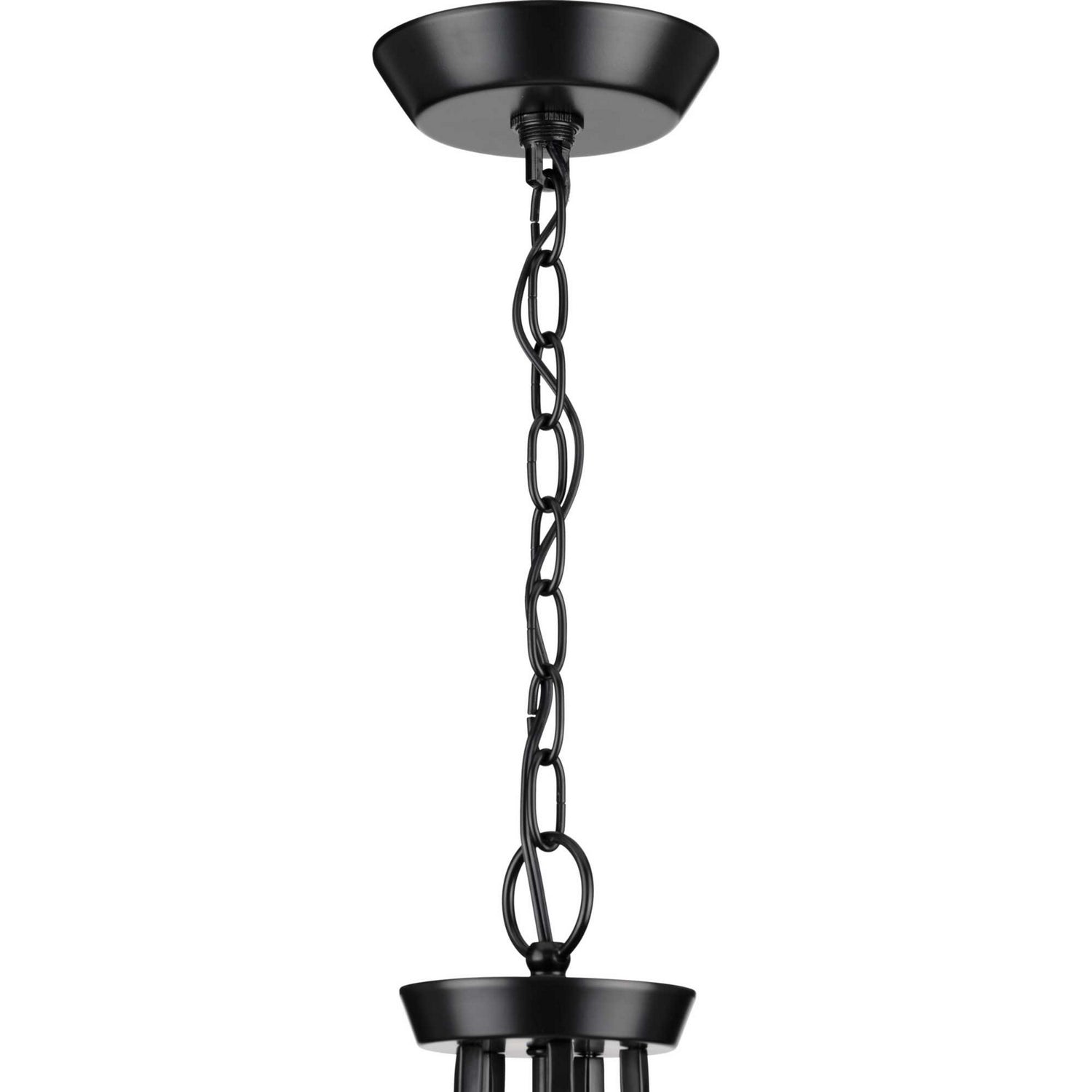 Progress Lighting - P500209-031 - Three Light Foyer Pendant - Lassiter - Black