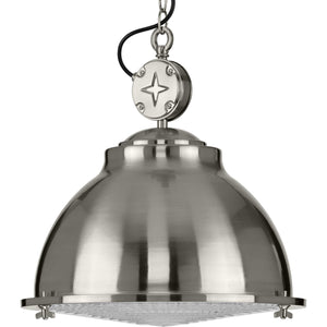 Progress Lighting - P500212-009 - One Light Pendant - Medal - Brushed Nickel
