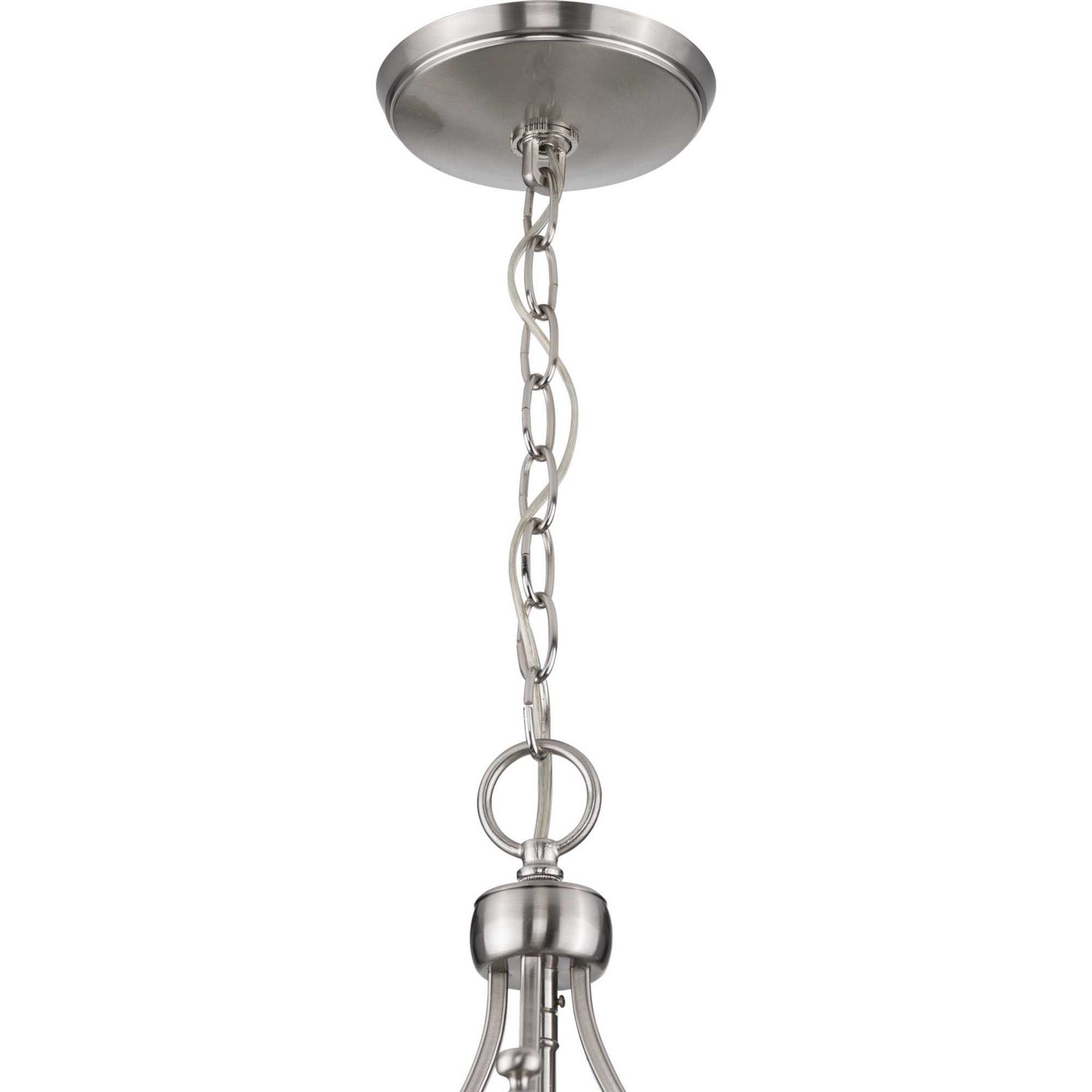 Progress Lighting - P500213-009 - Three Light Foyer Pendant - Parkhurst - Brushed Nickel