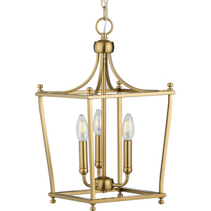 Progress Lighting - P500213-109 - Three Light Foyer Pendant - Parkhurst - Brushed Bronze