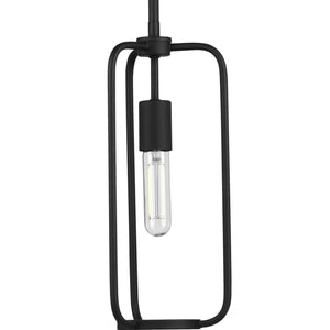 Progress Lighting - P500223-031 - One Light Mini Pendant - Bonn - Black