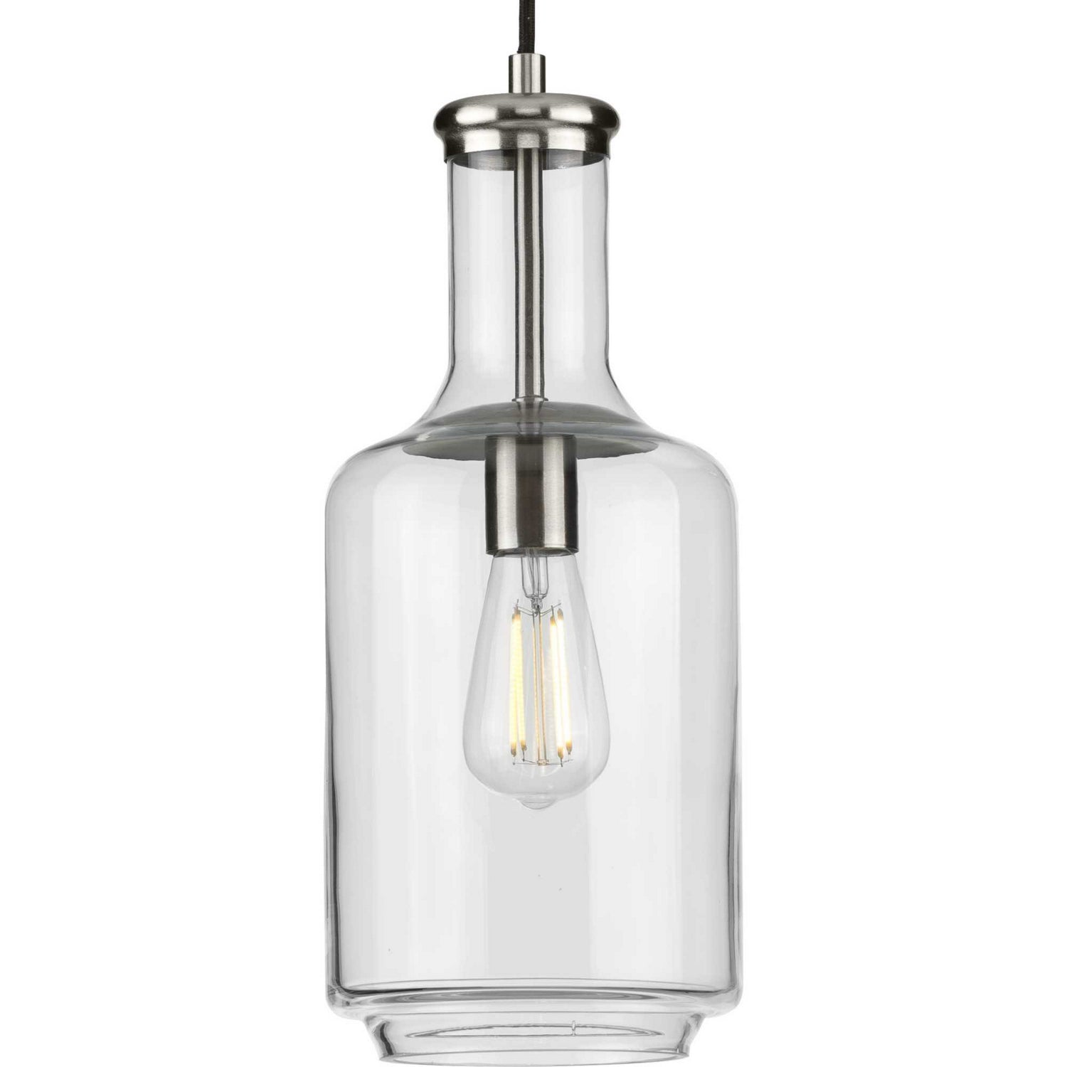 Progress Lighting - P500229-009 - One Light Pendant - Latrobe - Brushed Nickel