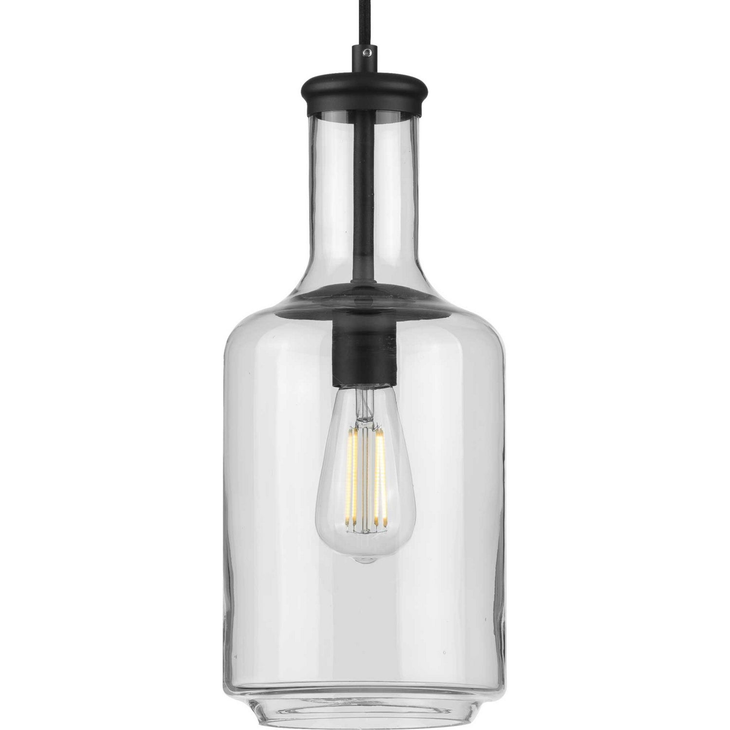 Progress Lighting - P500229-031 - One Light Pendant - Latrobe - Black