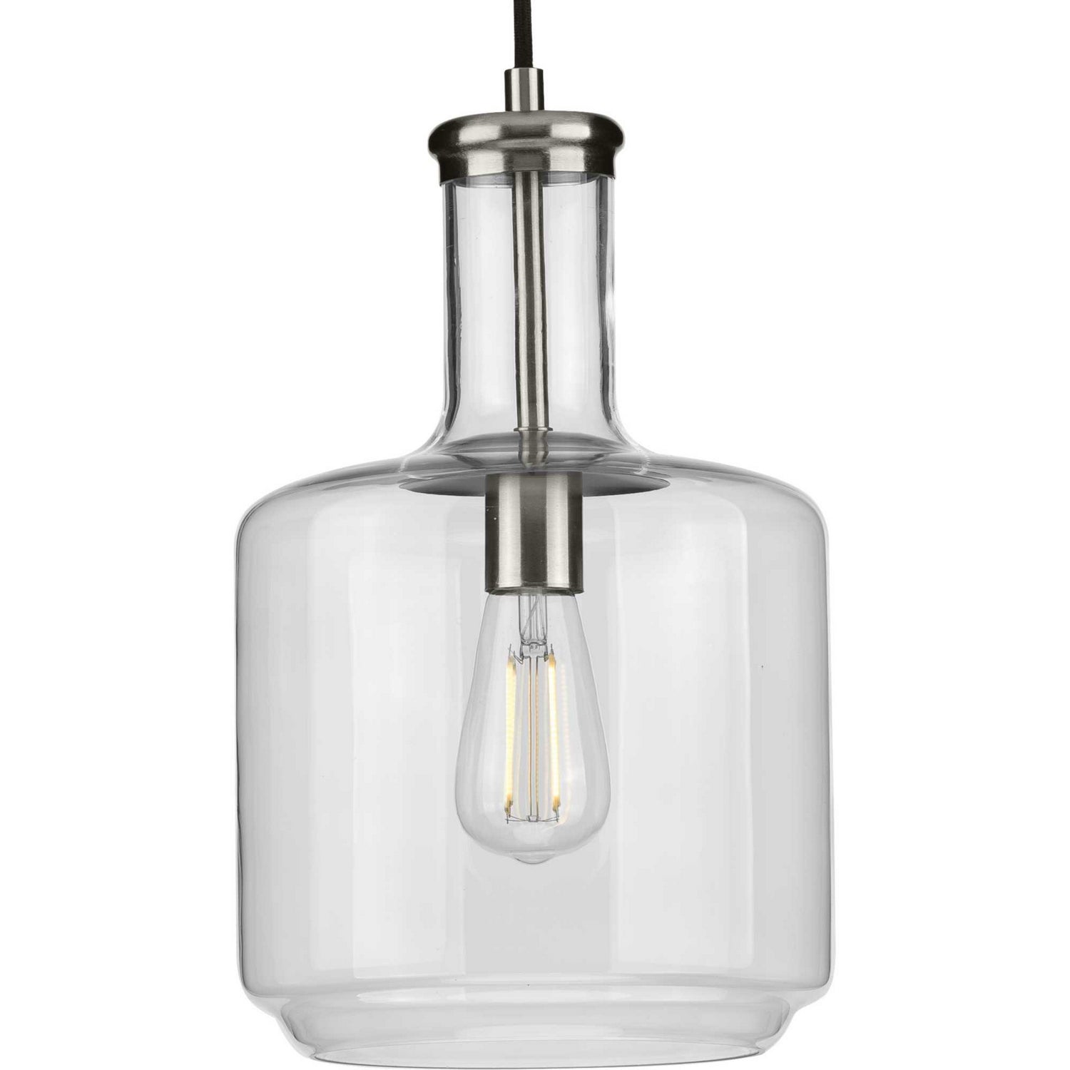 Progress Lighting - P500230-009 - One Light Pendant - Latrobe - Brushed Nickel