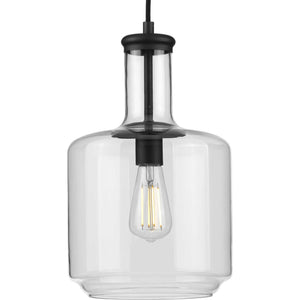 Progress Lighting - P500230-031 - One Light Pendant - Latrobe - Black