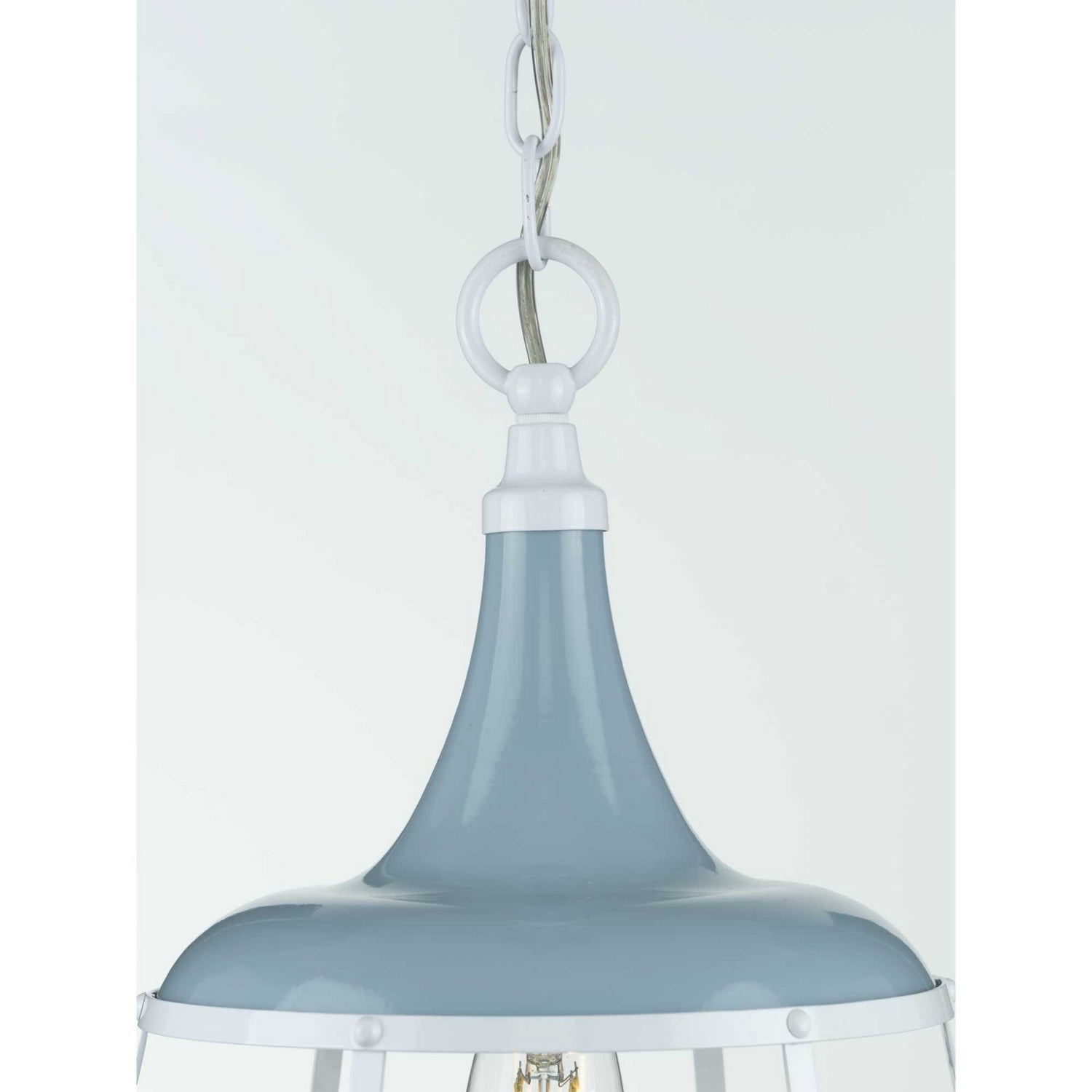 Progress Lighting - P500236-164 - One Light Pendant - Bastille - Coastal Blue