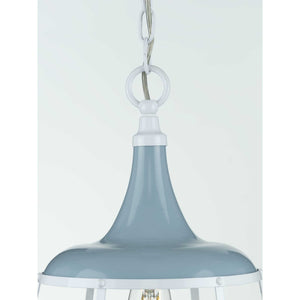 Progress Lighting - P500236-164 - One Light Pendant - Bastille - Coastal Blue