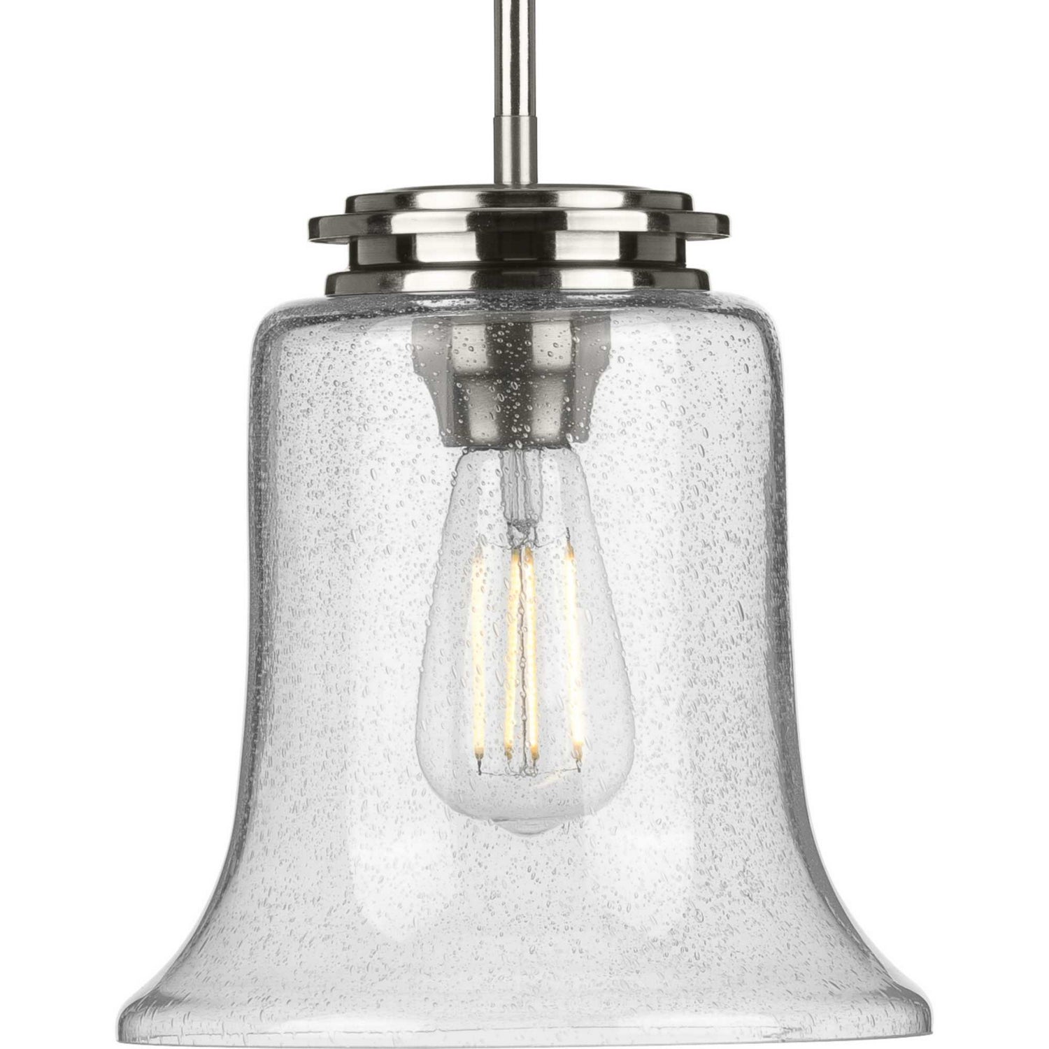 Progress Lighting - P500238-009 - One Light Mini Pendant - Winslett - Brushed Nickel