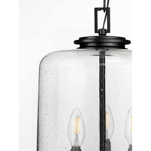 Progress Lighting - P500239-031 - Three Light Pendant - Winslett - Black