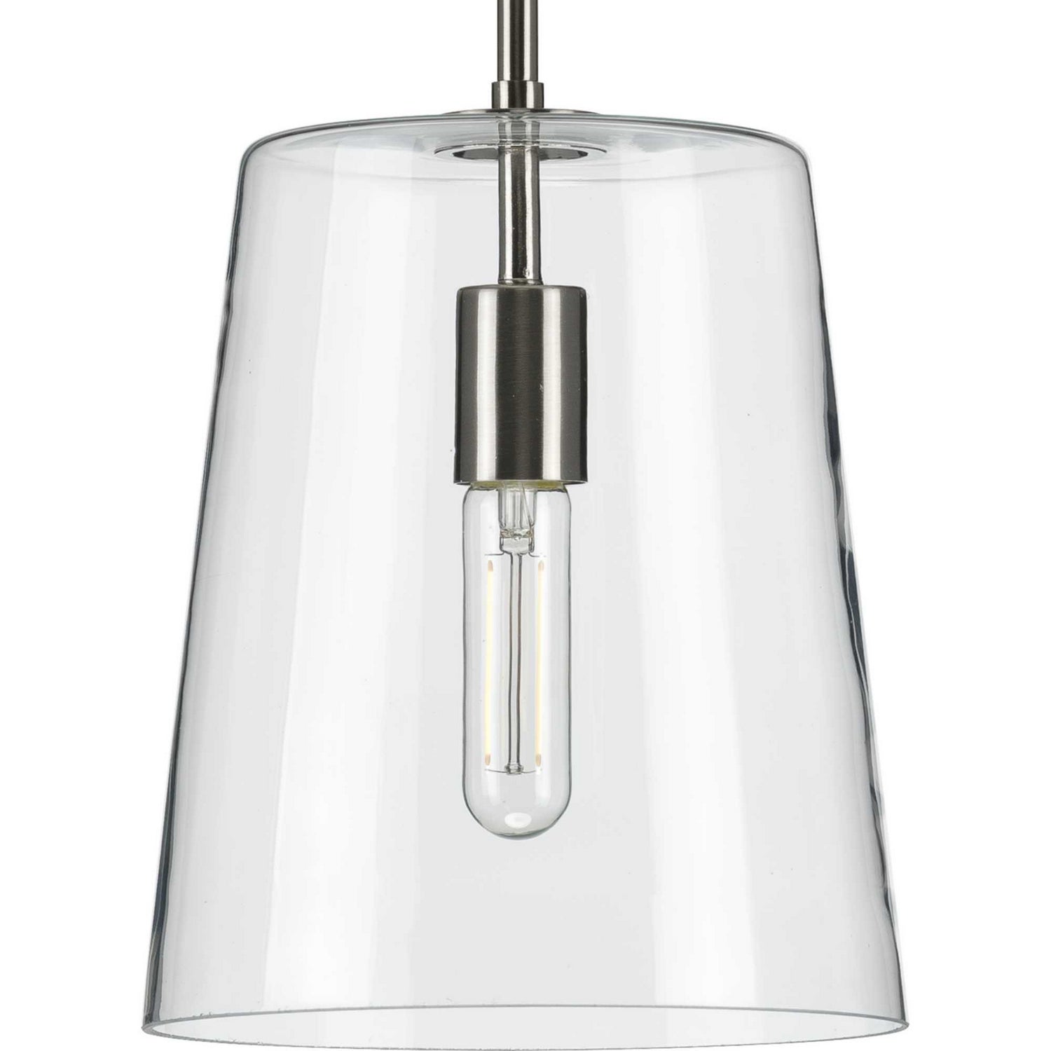 Progress Lighting - P500241-009 - One Light Pendant - Clarion - Brushed Nickel