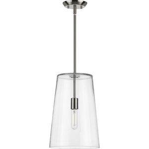 Progress Lighting - P500242-009 - One Light Pendant - Clarion - Brushed Nickel