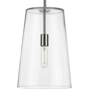 Progress Lighting - P500242-009 - One Light Pendant - Clarion - Brushed Nickel