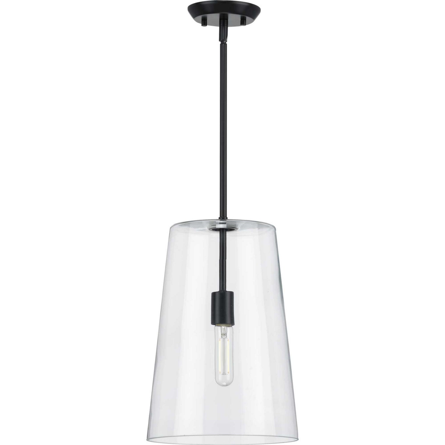 Progress Lighting - P500242-031 - One Light Pendant - Clarion - Black