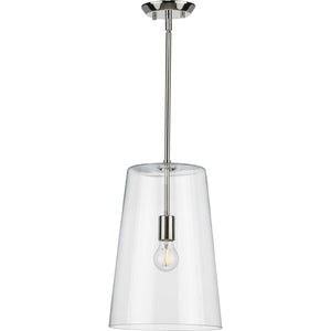 Progress Lighting - P500242-104 - One Light Pendant - Clarion - Polished Nickel