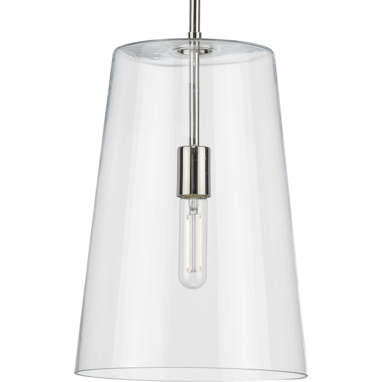 Progress Lighting - P500242-104 - One Light Pendant - Clarion - Polished Nickel