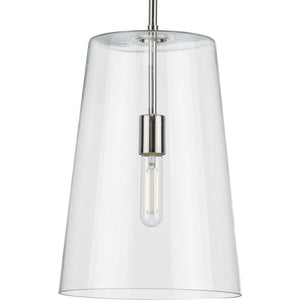 Progress Lighting - P500242-104 - One Light Pendant - Clarion - Polished Nickel