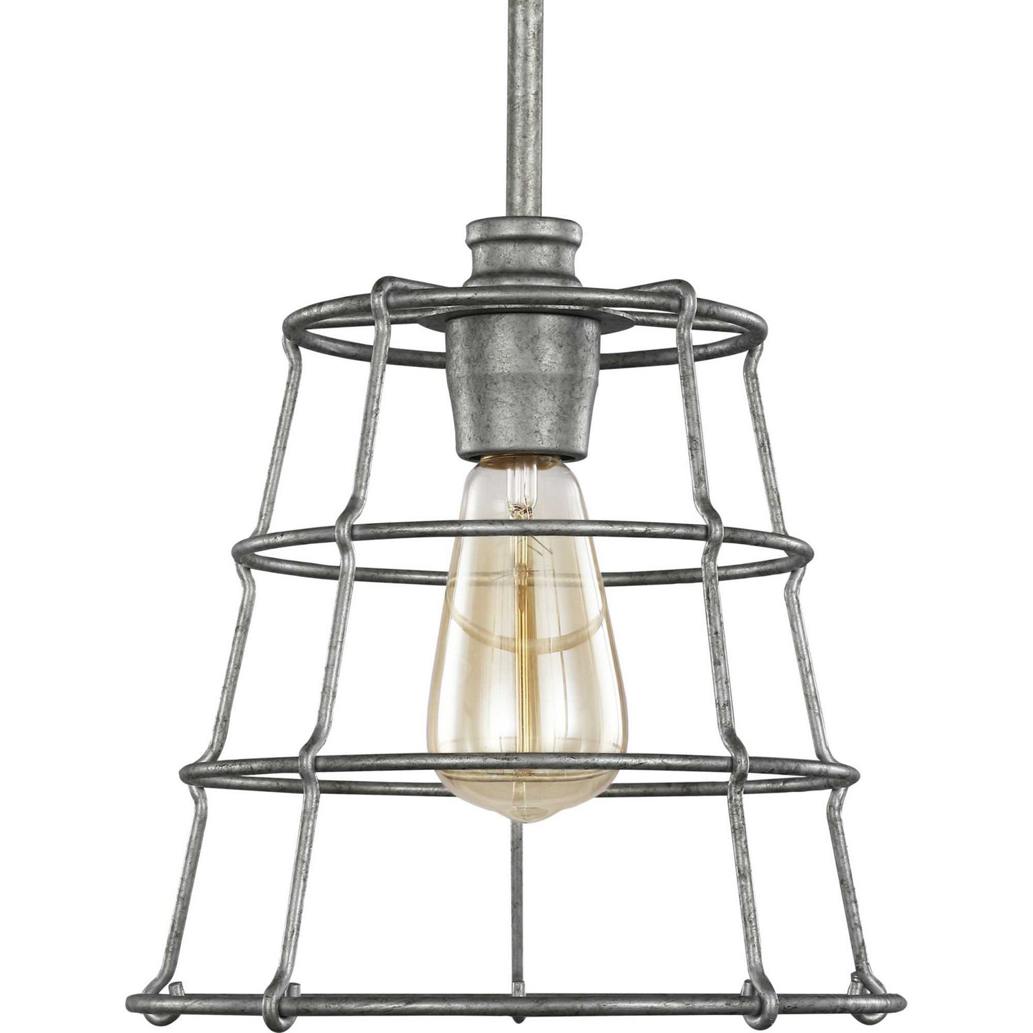 Progress Lighting - P500281-141 - One Light Mini Pendant - Chambers - Galvanized