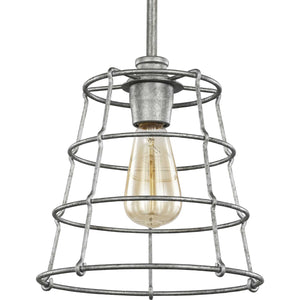 Progress Lighting - P500281-141 - One Light Mini Pendant - Chambers - Galvanized