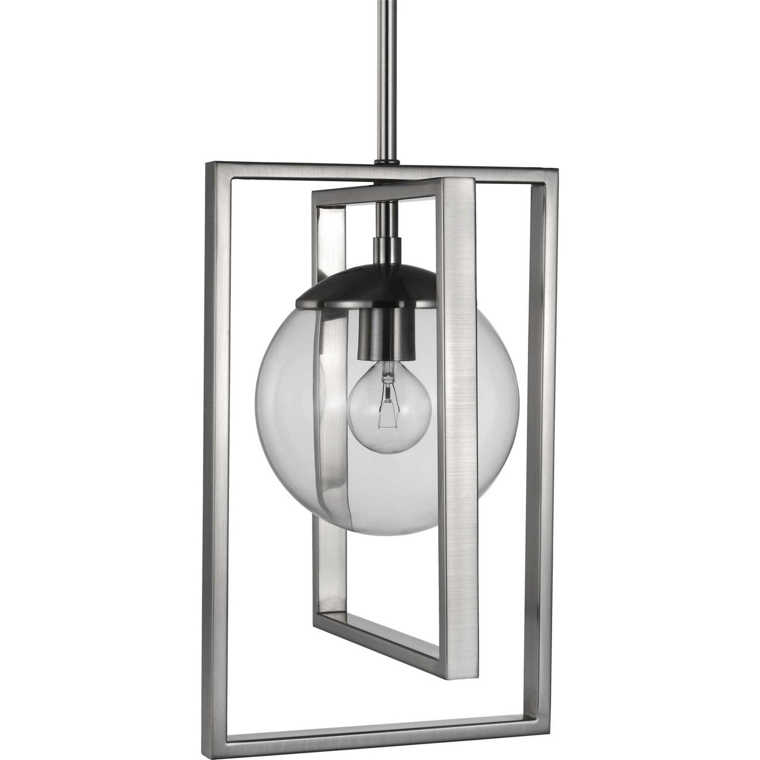 Progress Lighting - P500283-009 - One Light Pendant - Atwell - Brushed Nickel