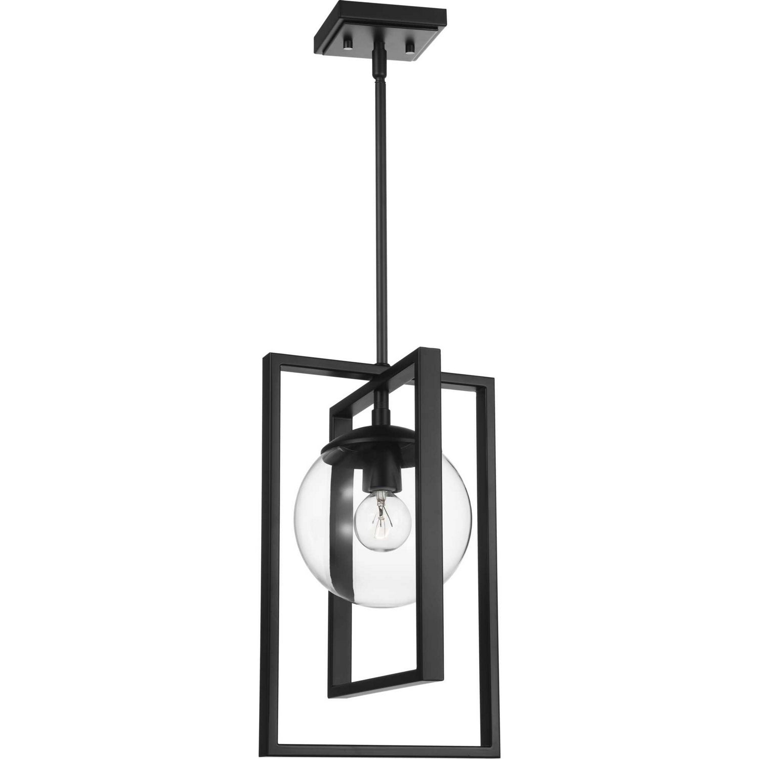 Progress Lighting - P500283-031 - One Light Pendant - Atwell - Black